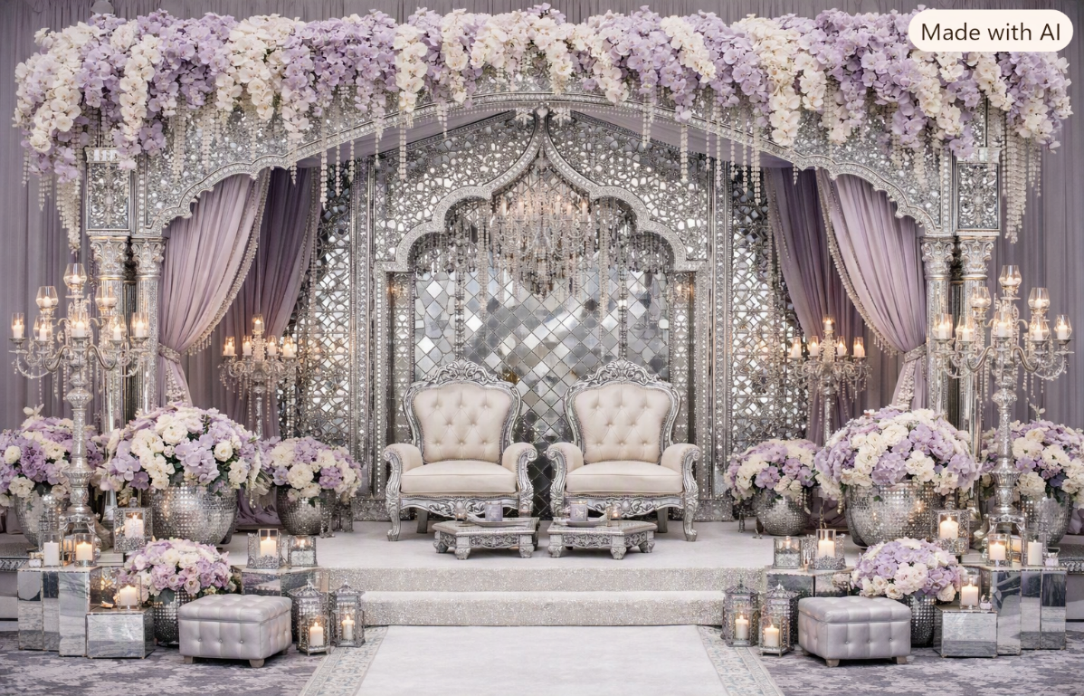 Silver & Lilac Wedding Theme 2027 — Cosmical Events wedding blog
